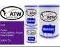 Preview: Audi, Purpur Perlmutteffekt / Purple Pearl Metallic, L0B3 / Z5: 500ml Lackdose + 500ml Klarlack + 250ml Härter - Set, von ATW Autoteile West.